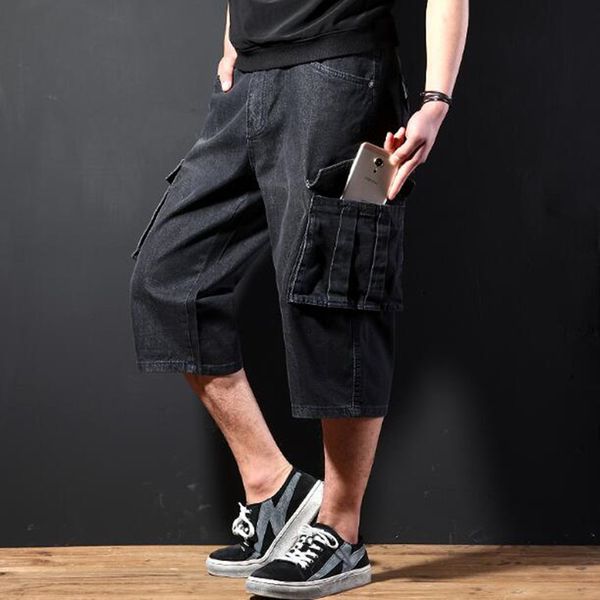 2021 loose male denim short-fashion jeans streetwear hip hop long 3/4 capri cargo shorts plus size 44 4648 oyp3, Blue
2021 loose male denim short-fashion jeans streetwear hip hop long 3/4 capri cargo shorts plus size 44 4648 oyp3, Blue