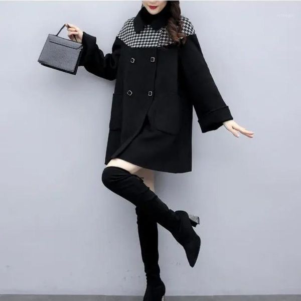 winter warm coat women houndstooth patchwork woolen jacket loose autumn overcoat outwear black female fashion casual cape coats1
winter warm coat women houndstooth patchwork woolen jacket loose autumn overcoat outwear black female fashion casual cape coats1