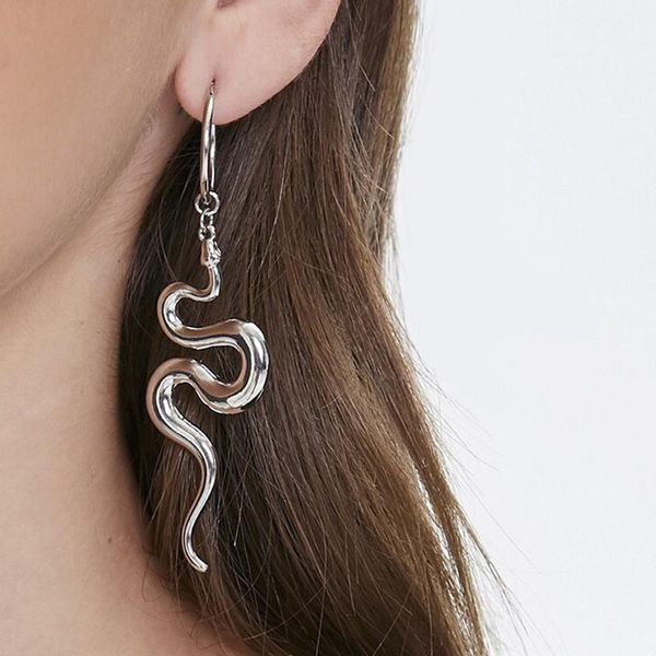 fashion silver color snake earings for women jewelry statement earrings exaggerated punk simulated animal hoop earrings e773, Golden;silver
fashion silver color snake earings for women jewelry statement earrings exaggerated punk simulated animal hoop earrings e773, Golden;silver