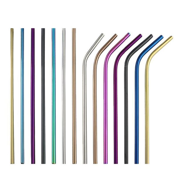 5pcs colorful metal straws set pink reusable drinking straws rainbow bent straight 304 stainless steel straw with cle qylryd
5pcs colorful metal straws set pink reusable drinking straws rainbow bent straight 304 stainless steel straw with cle qylryd