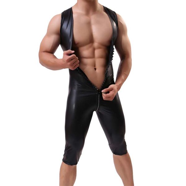 3pieces/lot men bodysuits imitation leather high elasticity zipper one-piece clothing body shaper jumpsuit mens jockstrap bodysuit, Black;brown
3pieces/lot men bodysuits imitation leather high elasticity zipper one-piece clothing body shaper jumpsuit mens jockstrap bodysuit, Black;brown