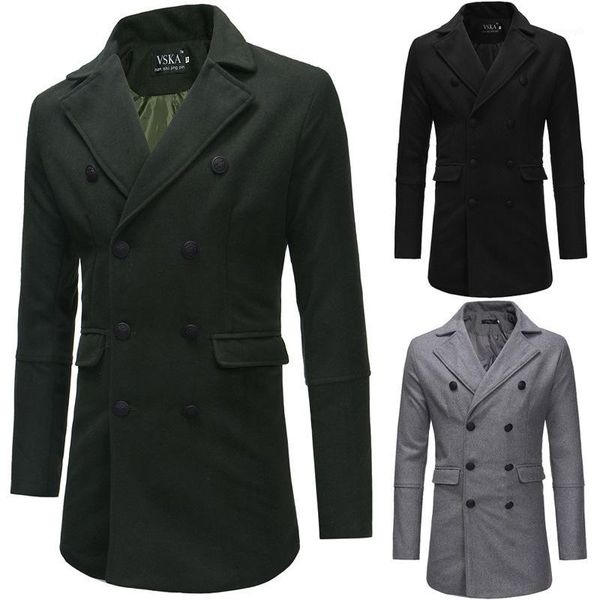 men's casual tweed windbreaker coat with double open large lapels trench coat 52721, Tan;black
men's casual tweed windbreaker coat with double open large lapels trench coat 52721, Tan;black