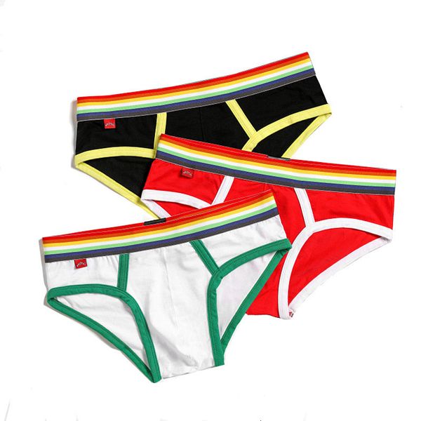 365 men cotton breathable mens slip cueca underpants briefs man gay underwear rainbow male panties
365 men cotton breathable mens slip cueca underpants briefs man gay underwear rainbow male panties