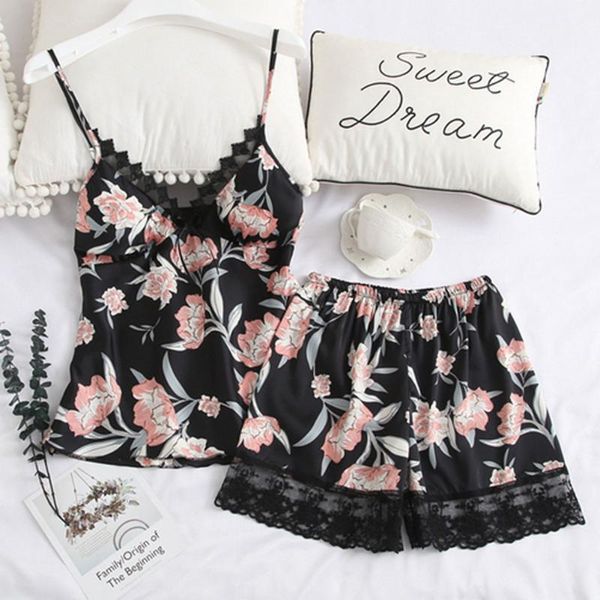 women's sleepwear women nightgown satin silk lace floral deep v babydolls femme mujer robes sleep shorts pajama est set, Black;red
women's sleepwear women nightgown satin silk lace floral deep v babydolls femme mujer robes sleep shorts pajama est set, Black;red