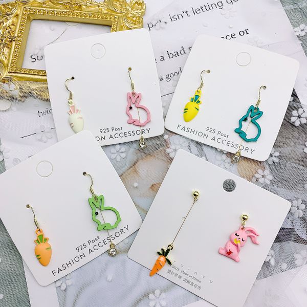 factory s925 silver pin needle cartoon spray paint cute radish rabbit wild earrings exquisite personality earrings micro jewelry collection, Golden;silver
factory s925 silver pin needle cartoon spray paint cute radish rabbit wild earrings exquisite personality earrings micro jewelry collection, Golden;silver