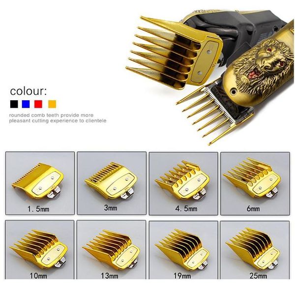 8pcs professional limit comb cutting guide combs 1.5/3/4.5/6/10/13/19/25mm set d2ta 8pcs prof wmtrol, Silver
8pcs professional limit comb cutting guide combs 1.5/3/4.5/6/10/13/19/25mm set d2ta 8pcs prof wmtrol, Silver