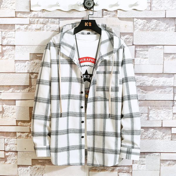 2021 new summer chess style with hip hop punk hood flannel shirt fashion clothes x4z6, White;black
2021 new summer chess style with hip hop punk hood flannel shirt fashion clothes x4z6, White;black
