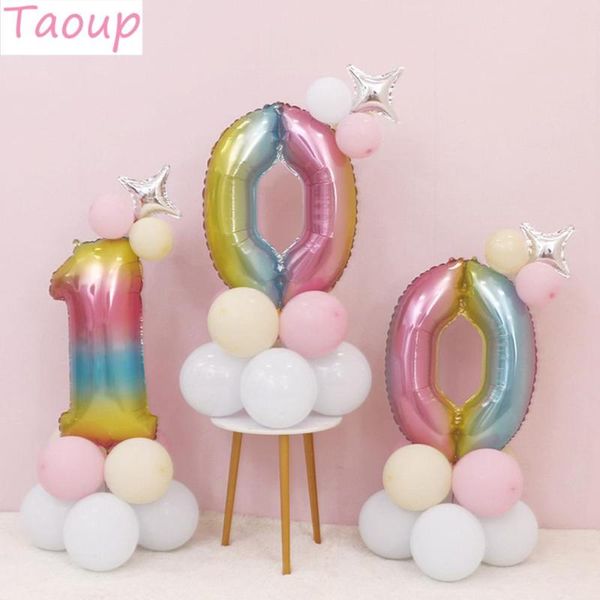 taoup 12pcs 32inch foil rainbow balloon column number ballons accessories happy birthday party decors kids baby shower decor diy
taoup 12pcs 32inch foil rainbow balloon column number ballons accessories happy birthday party decors kids baby shower decor diy