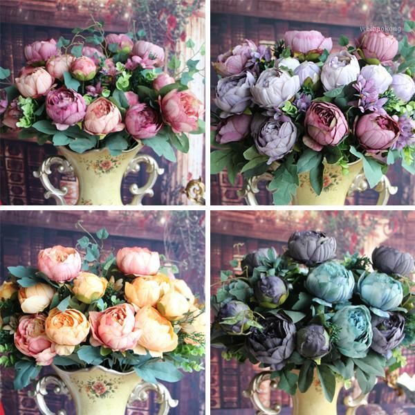 decorative flowers & wreaths artificial peony silk bridal hydrangea decor flower arrangement1
decorative flowers & wreaths artificial peony silk bridal hydrangea decor flower arrangement1