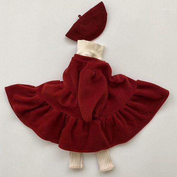 girl's dresses baby girl velvet dress set kids red dress+cape outfit toddler winter clothes children elegant princess frock year 20211, Red;yellow
girl's dresses baby girl velvet dress set kids red dress+cape outfit toddler winter clothes children elegant princess frock year 20211, Red;yellow