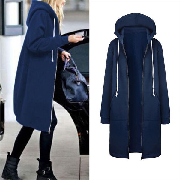 women warm winter fleece hooded parka coat overcoat long jacket outwear zipper outwear female hoodies s 5xl plus size sweatshirt, Black
women warm winter fleece hooded parka coat overcoat long jacket outwear zipper outwear female hoodies s 5xl plus size sweatshirt, Black