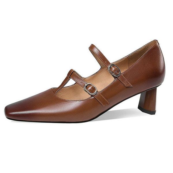 mary janes square toe women shoes genuine leather high heels pumps for women fashion wedding party shoes woman, Black
mary janes square toe women shoes genuine leather high heels pumps for women fashion wedding party shoes woman, Black