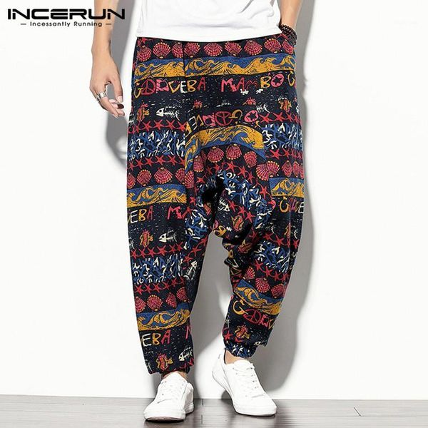 vintage printed men harem pants elastic waist streetwear baggy joggers drop-crotch trousers men pantalones hombre incerun s-3xl1, Black
vintage printed men harem pants elastic waist streetwear baggy joggers drop-crotch trousers men pantalones hombre incerun s-3xl1, Black