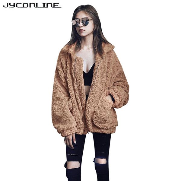 women's fur & faux jyconline wool blends warm winter coat women jacket autumn coats outerwear large size female overcoat 2021 fashion, Black
women's fur & faux jyconline wool blends warm winter coat women jacket autumn coats outerwear large size female overcoat 2021 fashion, Black