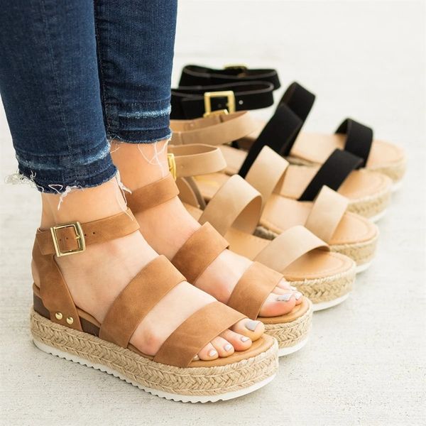 fashion ladies sandals large size platform shoes summer shoes 2020 flip-toe sandals platform sandals 0928, Black
fashion ladies sandals large size platform shoes summer shoes 2020 flip-toe sandals platform sandals 0928, Black