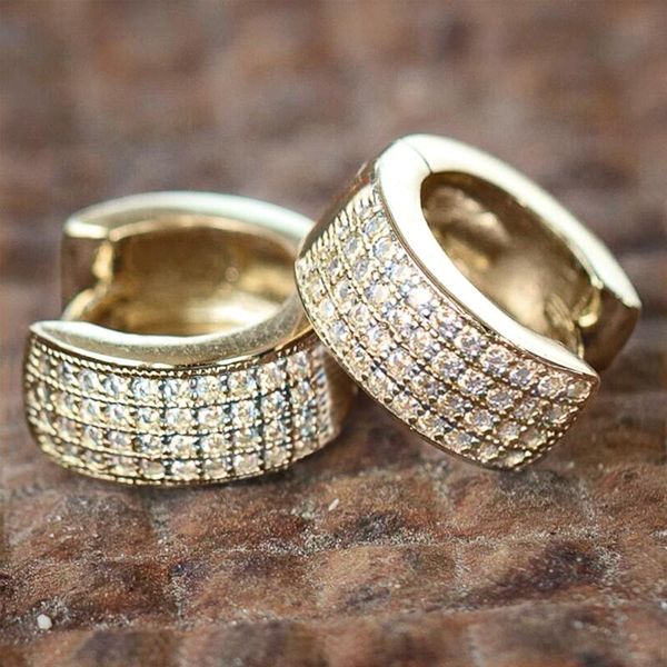hoop & huggie huitan classic small circle 4 row cz earrings women/men silver color/gold color delicate accessories party timeless jewelry, Golden;silver
hoop & huggie huitan classic small circle 4 row cz earrings women/men silver color/gold color delicate accessories party timeless jewelry, Golden;silver