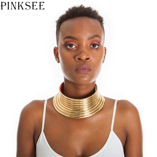 pinksee african style fashion collar luxury exaggeration big circle necklace female statement necklace africa choker, Golden;silver
pinksee african style fashion collar luxury exaggeration big circle necklace female statement necklace africa choker, Golden;silver