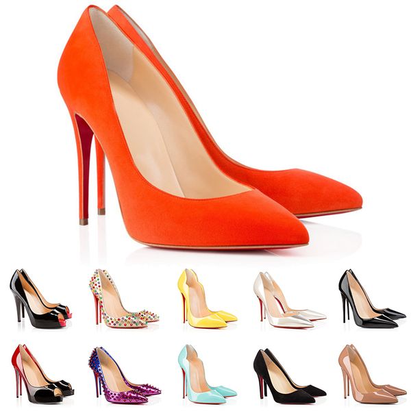 1 dress shoes pointed toes high heels women fashion red bottoms pumps for party wedding office shiny shallow mouth banquet stylist shoes, Black
1 dress shoes pointed toes high heels women fashion red bottoms pumps for party wedding office shiny shallow mouth banquet stylist shoes, Black