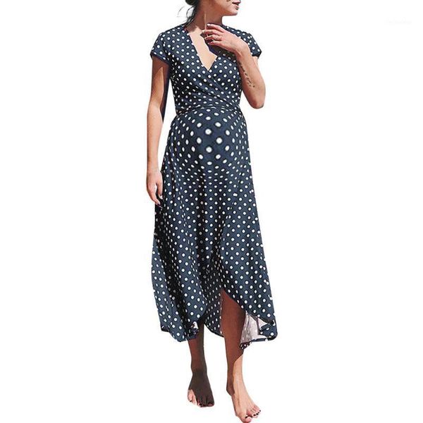 maternity dresses lonsant women dot print v-neck dress short sleeve long fashion pregnant clothing drop ship 2021 1, White
maternity dresses lonsant women dot print v-neck dress short sleeve long fashion pregnant clothing drop ship 2021 1, White