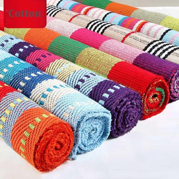 carpets 100% cotton plaid rugs black/white multi color hand-woven checkered striped carpet for kitchen/ bathroom/ entry way/ bedroom1
carpets 100% cotton plaid rugs black/white multi color hand-woven checkered striped carpet for kitchen/ bathroom/ entry way/ bedroom1