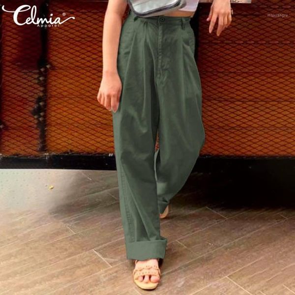celmia women pants 2020 fashion cotton buttons pockets harem trousers office plus size casual solid high waist pantalones femme1, Black;white
celmia women pants 2020 fashion cotton buttons pockets harem trousers office plus size casual solid high waist pantalones femme1, Black;white