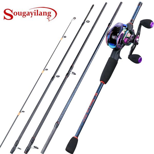 sougayilang casting fishing rod reel combo 1.8m-2.4m 5sections m power carbon rod and left/right hand casting reel fishing set
sougayilang casting fishing rod reel combo 1.8m-2.4m 5sections m power carbon rod and left/right hand casting reel fishing set