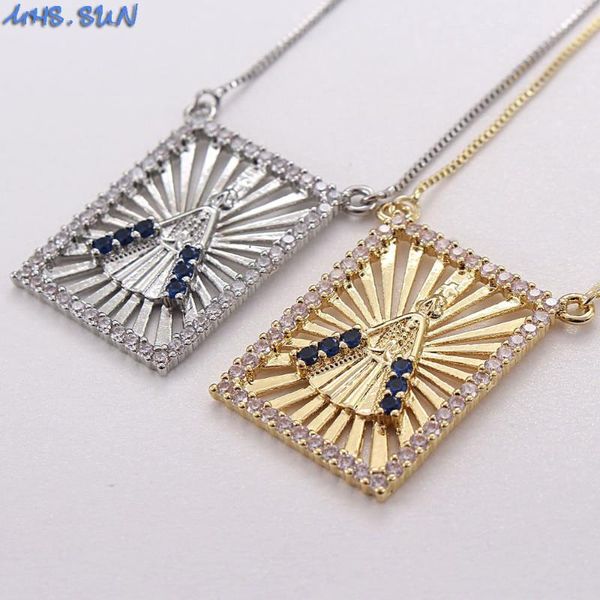 mhs.sun fashion religion jewelry women cubic zirconia pendant necklace gold color men faith chain necklace for party gift, Silver
mhs.sun fashion religion jewelry women cubic zirconia pendant necklace gold color men faith chain necklace for party gift, Silver
