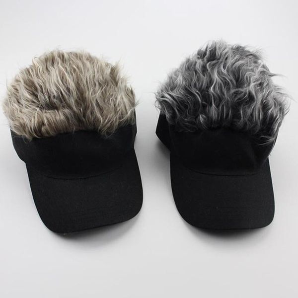 men women fake flair hair baseball cap sun visor fun halloween party toupee hat kg-359, Black;white
men women fake flair hair baseball cap sun visor fun halloween party toupee hat kg-359, Black;white