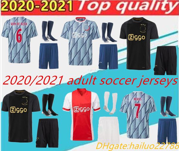 2020/21 men's ajax soccer shirt promes á lvez ajax amsterdam rescue team 2020 2021 van de beek tadic ziyech maillot, Black;yellow
2020/21 men's ajax soccer shirt promes á lvez ajax amsterdam rescue team 2020 2021 van de beek tadic ziyech maillot, Black;yellow