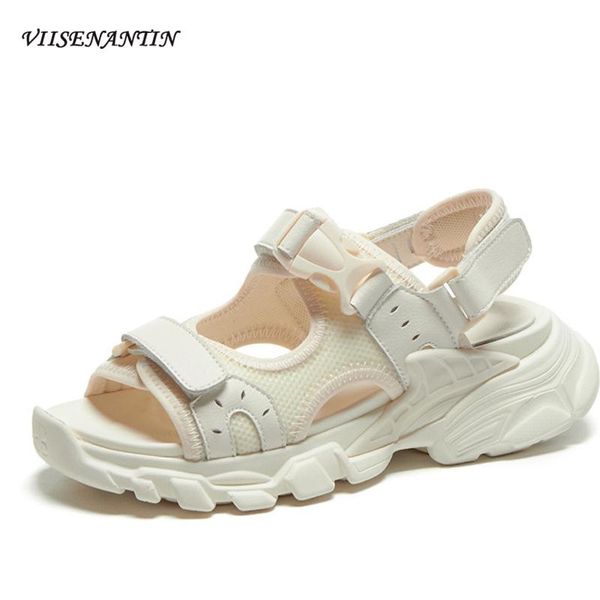 sandals white back strap leather sports female summer hook loop thick-soled flat platform all-match casual daddy shoes for women, Black
sandals white back strap leather sports female summer hook loop thick-soled flat platform all-match casual daddy shoes for women, Black
