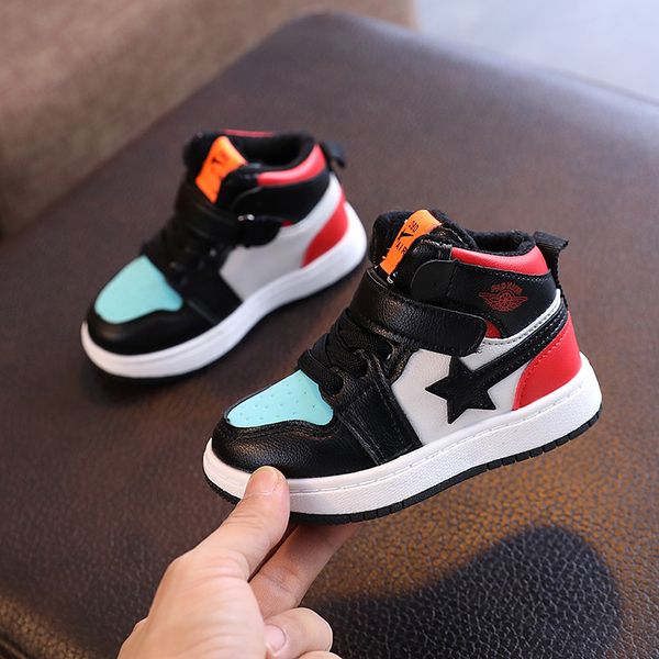 new winter kids ankle for boys sneakers fashion snow boots leather children student casual sport running shoes, Black;red
new winter kids ankle for boys sneakers fashion snow boots leather children student casual sport running shoes, Black;red