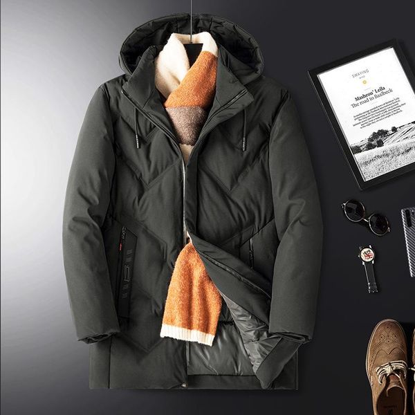 men's down & parkas 2021 luxury designer padded jacket winter middle-aged thick, Black
men's down & parkas 2021 luxury designer padded jacket winter middle-aged thick, Black