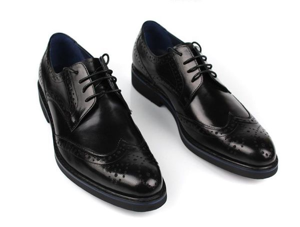 genuine leather men shoes fashion brogure carving lace up men,s business dress shoes office work size 37 44, Black
genuine leather men shoes fashion brogure carving lace up men,s business dress shoes office work size 37 44, Black