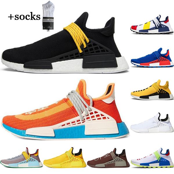 with socks new human race hu pharrell williams women running shoes white black heart mind homecoming mens trainer sports sneakers 36-45, White;red
with socks new human race hu pharrell williams women running shoes white black heart mind homecoming mens trainer sports sneakers 36-45, White;red