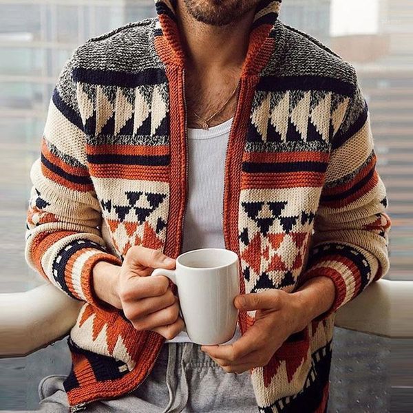 men's sweaters men autumn sweater jacket fashion geometries knitted outwear coat hooded cardigan vintage jumper1, White;black
men's sweaters men autumn sweater jacket fashion geometries knitted outwear coat hooded cardigan vintage jumper1, White;black
