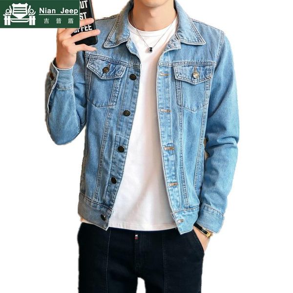 2021 casual denim jacket men streetwear slim fit mens cowboy coats motorcycle jeans jacket male size m-4xl, Black;brown
2021 casual denim jacket men streetwear slim fit mens cowboy coats motorcycle jeans jacket male size m-4xl, Black;brown