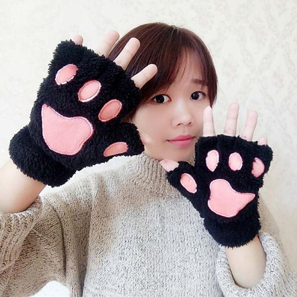 five fingers gloves fashion winter women plush cute bear cat claw mittens short ladies girls half finger glove fingerless, Blue;gray
five fingers gloves fashion winter women plush cute bear cat claw mittens short ladies girls half finger glove fingerless, Blue;gray