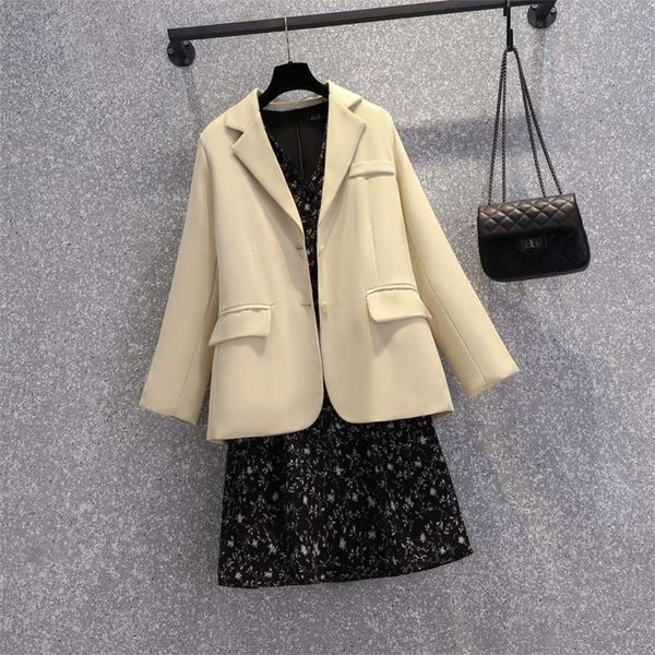 big size western style age reducing slim fried street small fragrance suit two piece women's 2021 spring floral skirt, Black;gray
big size western style age reducing slim fried street small fragrance suit two piece women's 2021 spring floral skirt, Black;gray