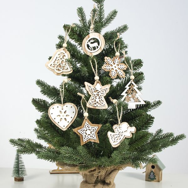 2pcs new year gift natural wooden tree pendants christmas ornaments decorations for home adornos de navidad 2020
2pcs new year gift natural wooden tree pendants christmas ornaments decorations for home adornos de navidad 2020