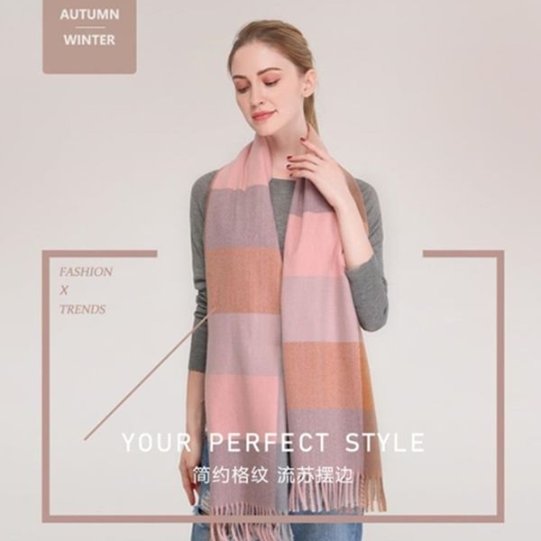 2020 scarf women spring autumn winter imitation cashmere thin wool high-end atmosphere young versatile temperament, Blue;gray
2020 scarf women spring autumn winter imitation cashmere thin wool high-end atmosphere young versatile temperament, Blue;gray