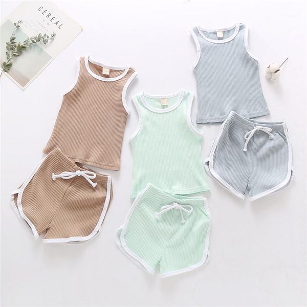 newborn kids baby boys girls sleeveless t-shirts shorts pants 2pcs toddler infant boys cotton knitted outfits clothes set1, White
newborn kids baby boys girls sleeveless t-shirts shorts pants 2pcs toddler infant boys cotton knitted outfits clothes set1, White