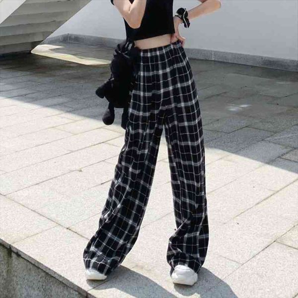plus size plaid pants women autumn korean fashion wide leg pant oversize high waist casual loose trousers, Black;white
plus size plaid pants women autumn korean fashion wide leg pant oversize high waist casual loose trousers, Black;white