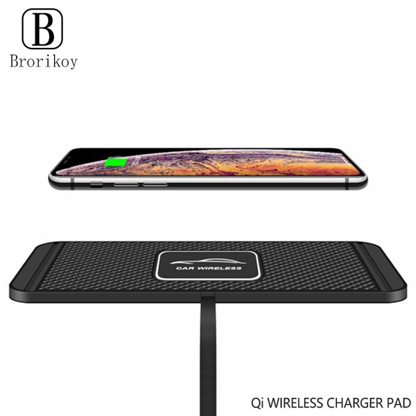 10w 7.5w 5w car qi fast charging dock station non-slip silicone pad for samsung iphone xiaomi huawei wireless charger
10w 7.5w 5w car qi fast charging dock station non-slip silicone pad for samsung iphone xiaomi huawei wireless charger