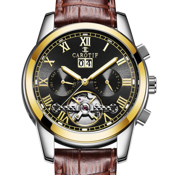 male tiktok watch automaton table meter hollow business man watch waterproof leather, Slivery;brown
male tiktok watch automaton table meter hollow business man watch waterproof leather, Slivery;brown