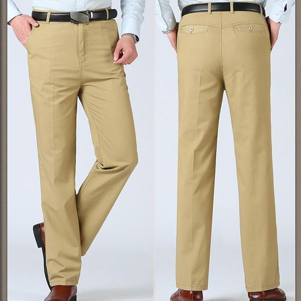 business casual pants men summer trousers loose middle-aged high waist dad fitted long pant straight man formal wear fashion new1, Black
business casual pants men summer trousers loose middle-aged high waist dad fitted long pant straight man formal wear fashion new1, Black