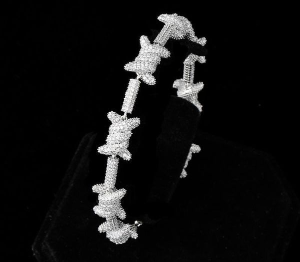luxury designer jewelry mens bracelets diamond charm bracelet hip hop bling bangle iced out chains hiphop rapper love gold accessories11, Golden;silver
luxury designer jewelry mens bracelets diamond charm bracelet hip hop bling bangle iced out chains hiphop rapper love gold accessories11, Golden;silver
