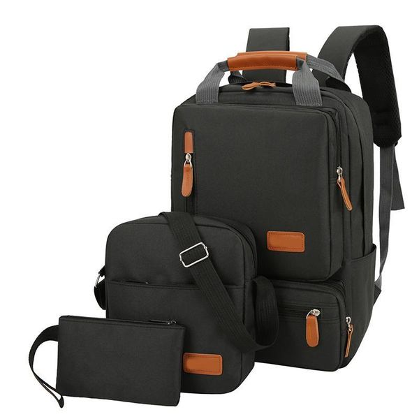 3-piece set bag backpack male men black waterproof nylon backpacks teenagers school briefcase tourist 2020 urban fashion sports
3-piece set bag backpack male men black waterproof nylon backpacks teenagers school briefcase tourist 2020 urban fashion sports