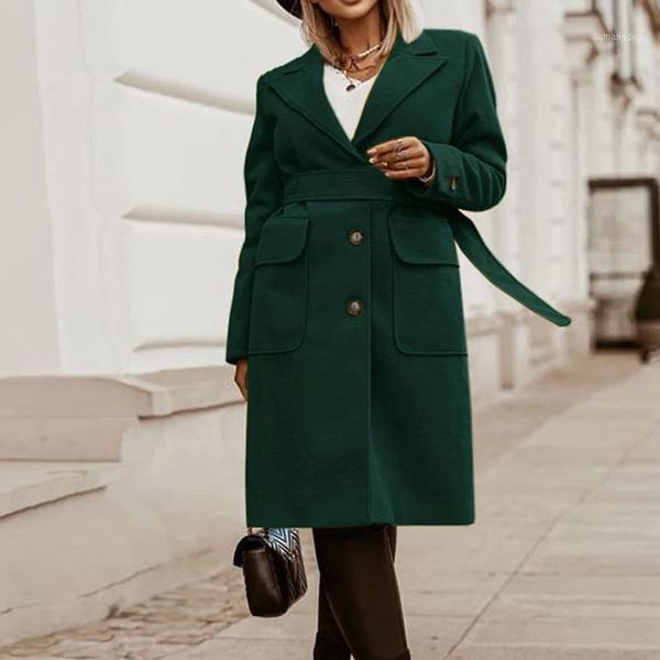 wepbel slim-fit long lapel wool jackets lace-up fashion women woolen coats woolen over knee fashion temperament coat jackets1, Black
wepbel slim-fit long lapel wool jackets lace-up fashion women woolen coats woolen over knee fashion temperament coat jackets1, Black
