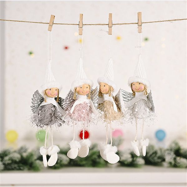 pendant doll home kid gift decoration 2021 new year christmas plush angel dolls with cute hat xmas tree ornament noel
pendant doll home kid gift decoration 2021 new year christmas plush angel dolls with cute hat xmas tree ornament noel