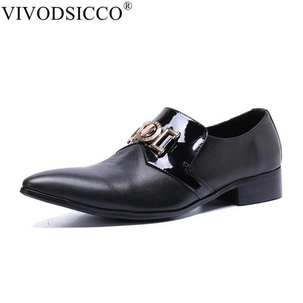 vivodsicco mens shoes luxury genuine leather flats business formal shoes mens party dress oxfords derby zapatos hombre, Black
vivodsicco mens shoes luxury genuine leather flats business formal shoes mens party dress oxfords derby zapatos hombre, Black
